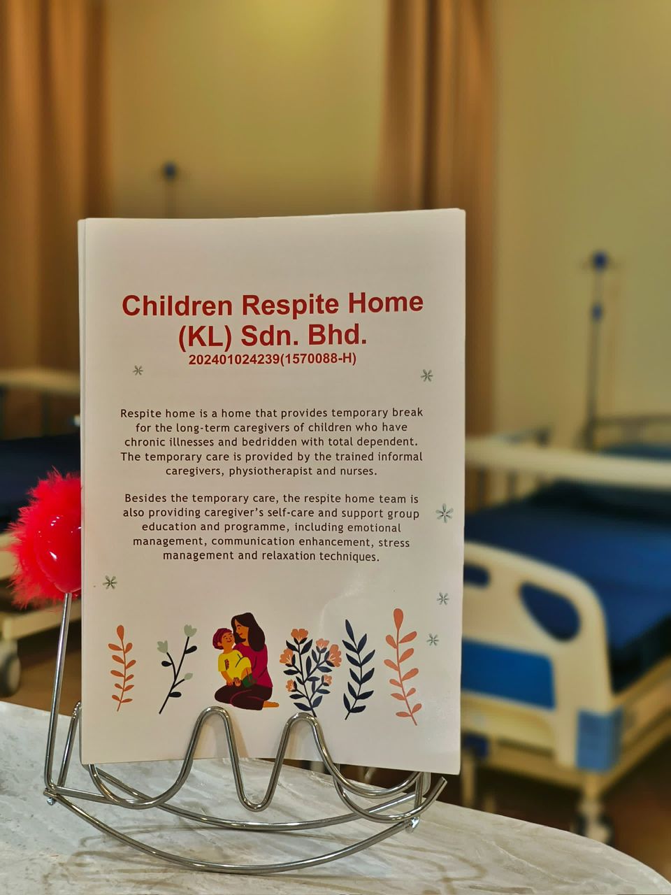 Brochure showcasing services