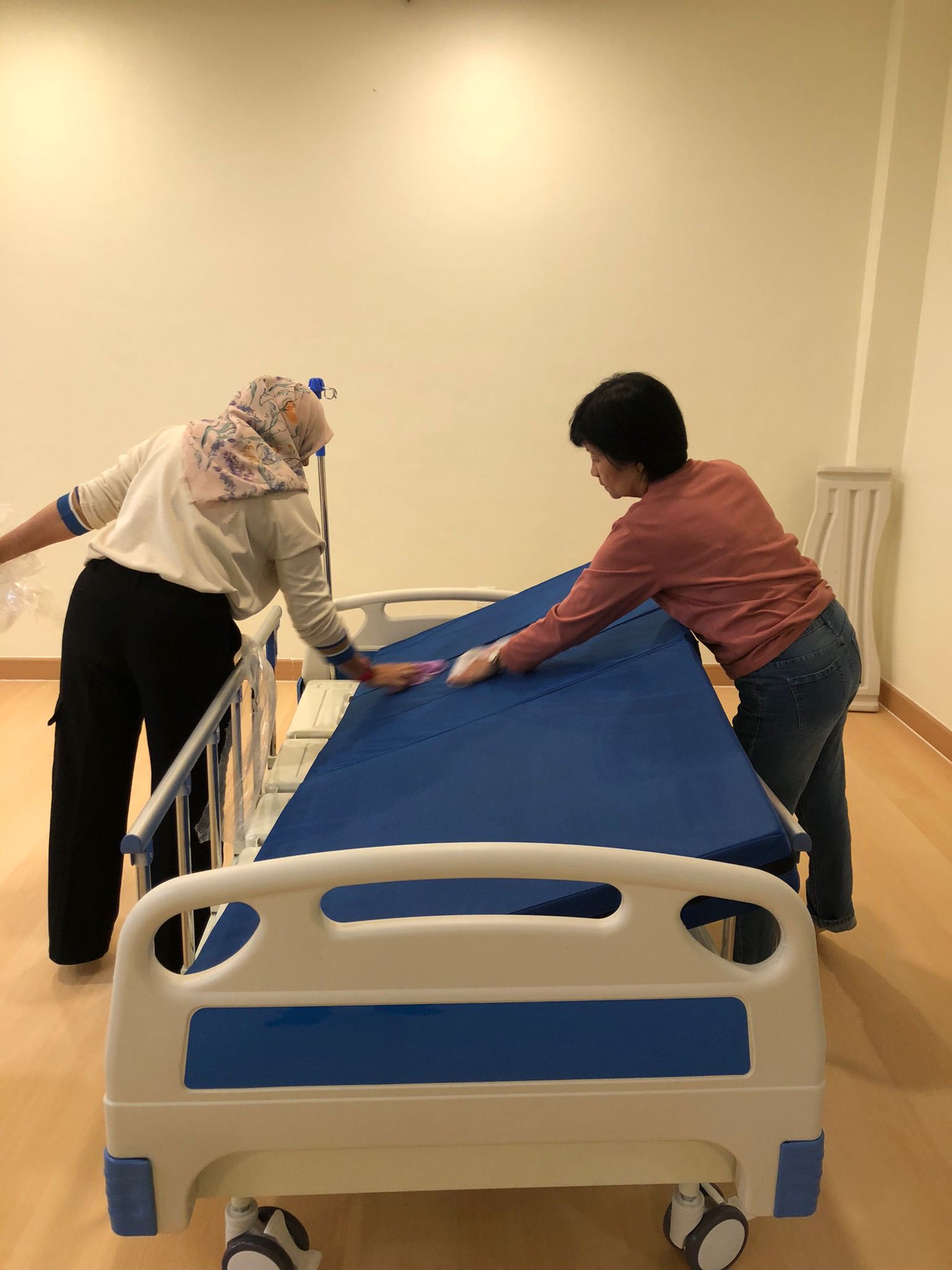 Neat and organized room